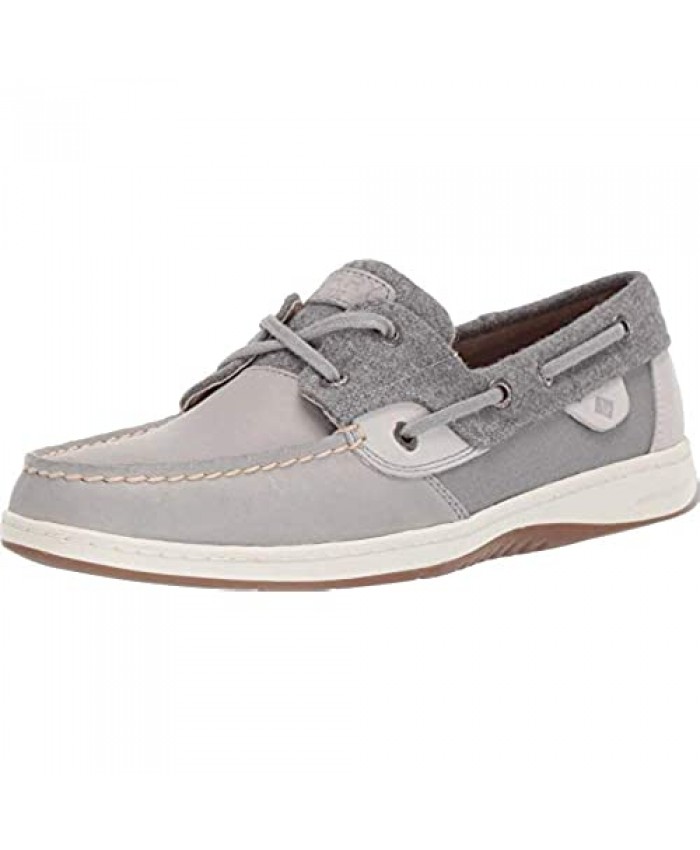 Sperry Top-Sider Womens Bluefish 2 Eye Boat Flats Casual - Grey - Size 7.5 M