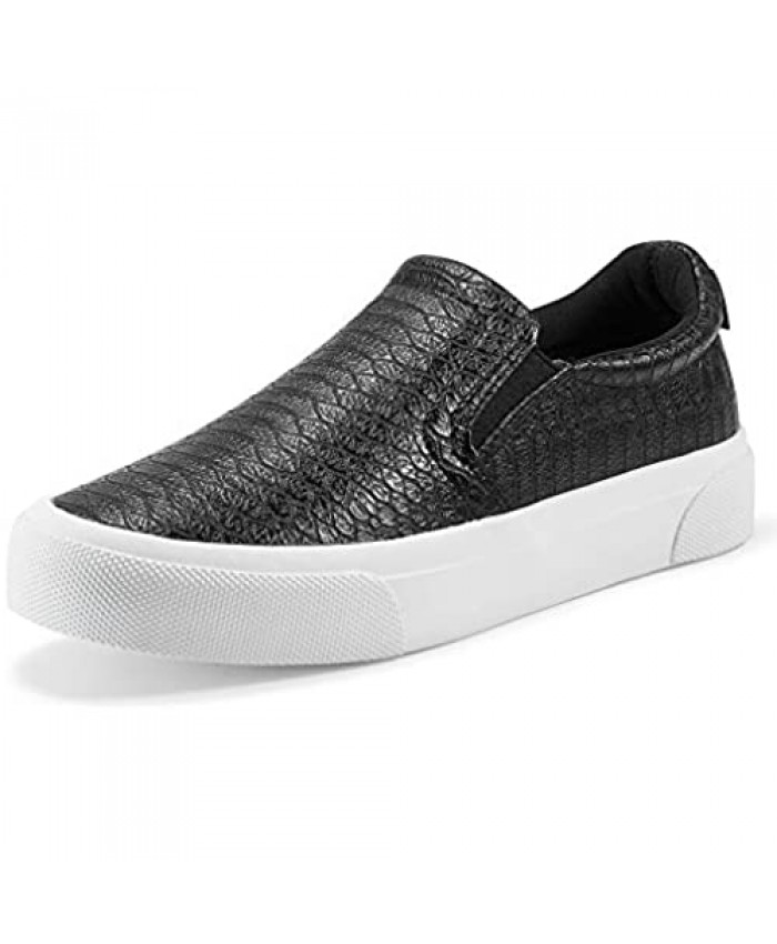 JENN ARDOR Women’s Fashion Sneakers Classic Slip on Flats Comfortable Walking Sports Casual Shoes