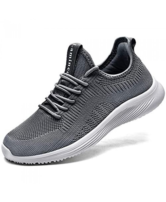Lamincoa Womens Tennis Shoes - Slip On Lightweight Comfort Casual Memory Foam Sneakers for Work Walking Gym