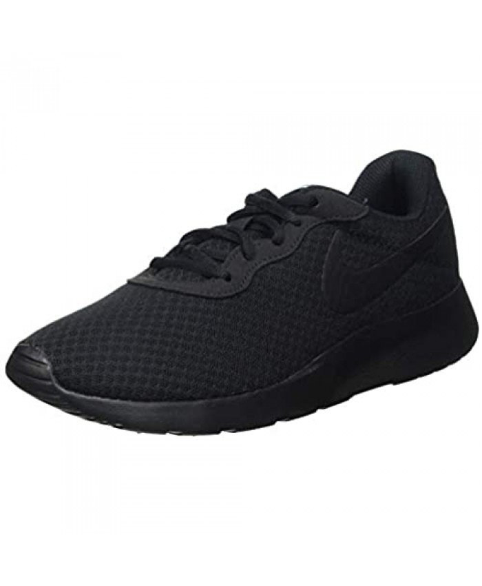 Nike Women's Tanjun Running Shoes Black (Black/White) 9.5 UK