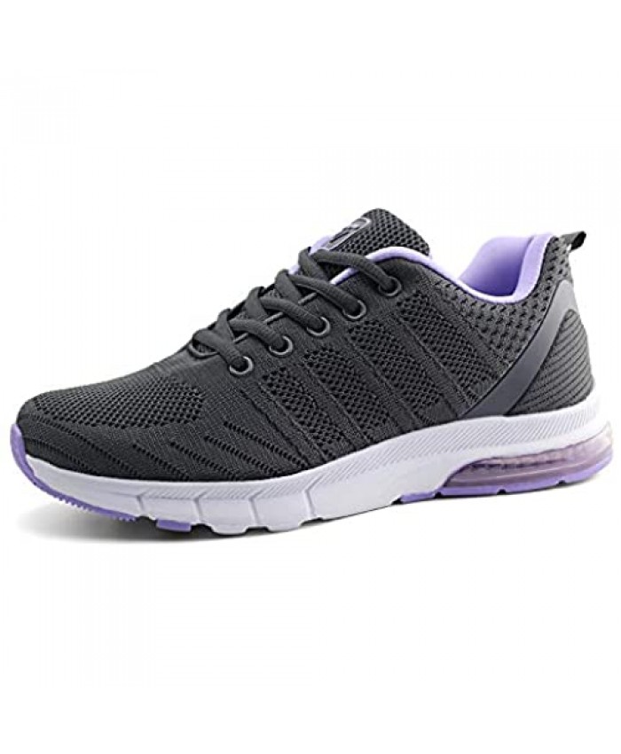 JABASIC Women Air Cushion Sneakers Lightweight Running Tennis Shoes