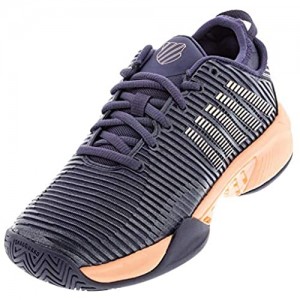 K-Swiss Women's Hypercourt Supreme Tennis Shoe (Graystone/Peach Nectar 11)