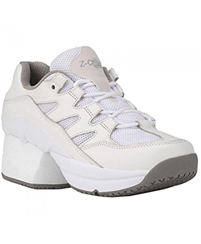 Z-CoiL Women's Freedom Slip Resistant Enclosed Coil Leather Tennis Shoe