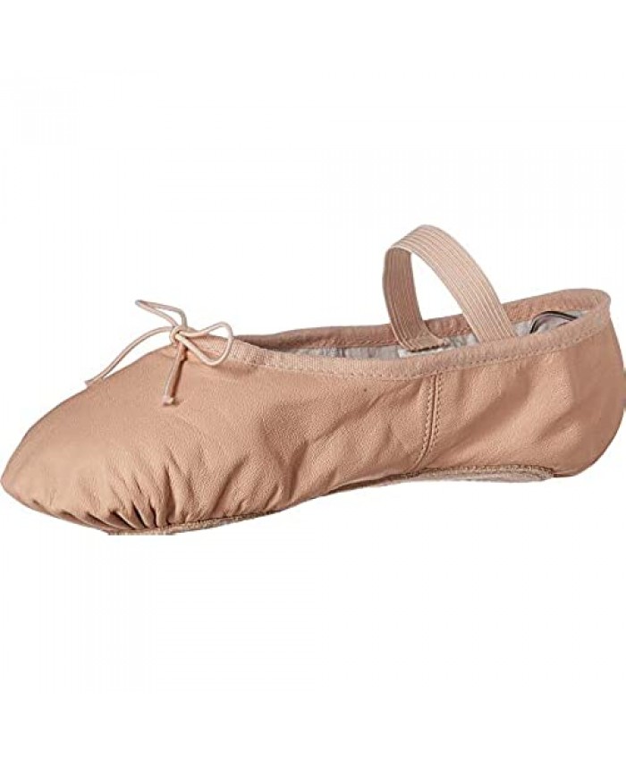 Bloch Women's Dansoft Full Sole Leather Ballet Slipper/Shoe Pink 2.5 Narrow