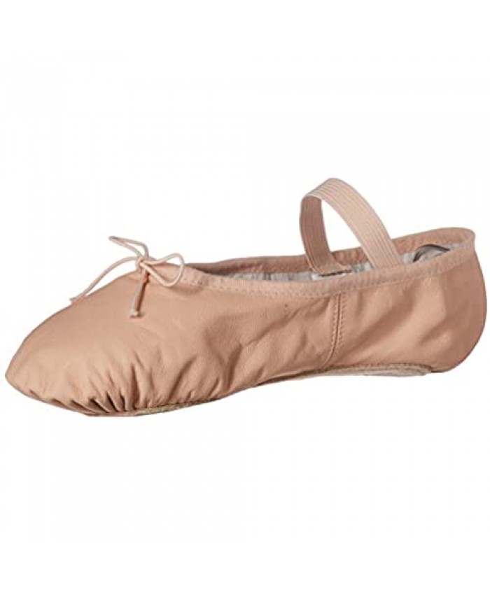 Bloch Women's Dansoft Full Sole Leather Ballet Slipper/Shoe Pink 4 Medium