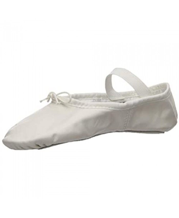 Bloch Women's Dansoft Full Sole Leather Ballet Slipper/Shoe White 2.5 Medium