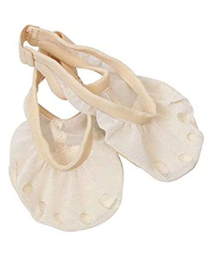 UPRIVER GALLERY Ballet Slip On Half Sole Belly Dance Foot Thong Dance Paw Shoes