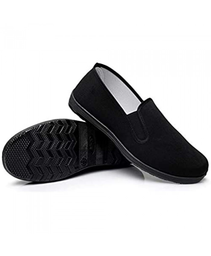 Martial Art/Kung Fu/Tai Chi Shoes Rubber Sole Canvas Shoes Unisex Black