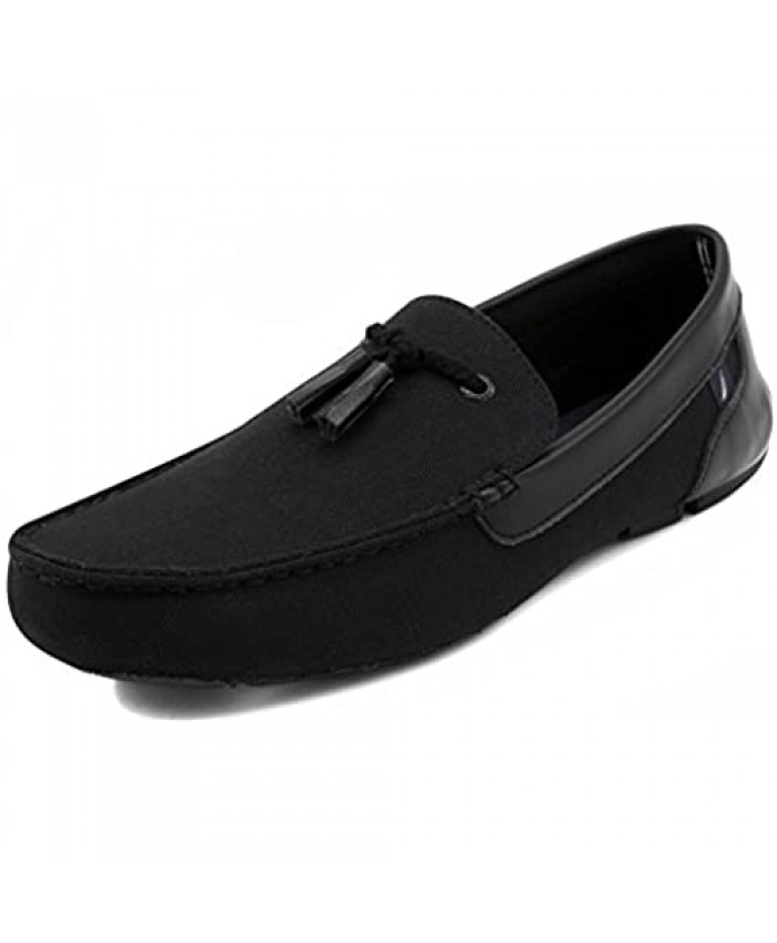 Nautica Weldin Men's Casual Tassel Slip-On Driving Penny Loafers Boat Shoes Driver Moccasins