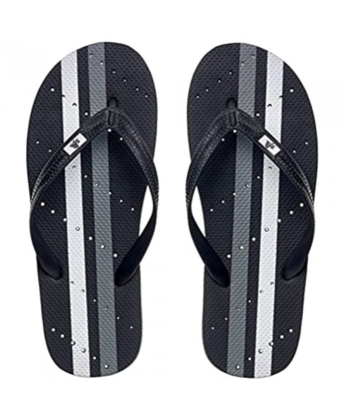 Showaflops Mens' Shower & Water Sandals for Pool Beach Dorm and Gym - Classic Print Group