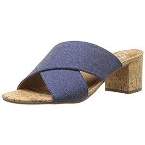 Aerosoles - Women's Midday Slide Sandal - Crisscross Slide Sandal with Memory Foam Footbed
