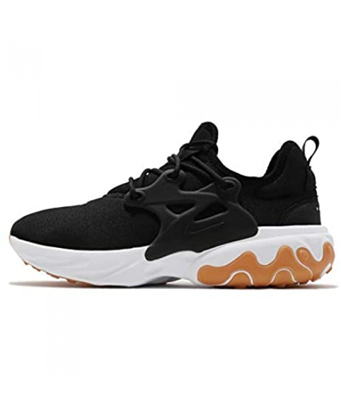 Nike Men's Shoes React Presto Black/White/Gum Light Brown/Black