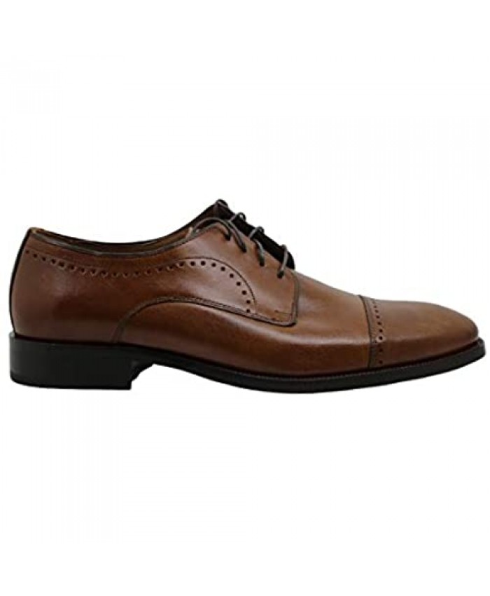 Johnston & Murphy Mens Sanborn Leather Lace Up Casual Oxford