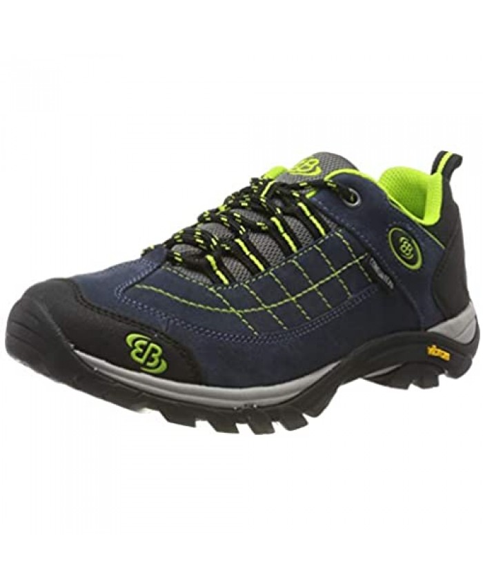 Bruetting Unisex Adults’ Mount Crillon Low Rise Hiking Shoes Blue (Marine/Lemon Marine/Lemon) 3.5 UK