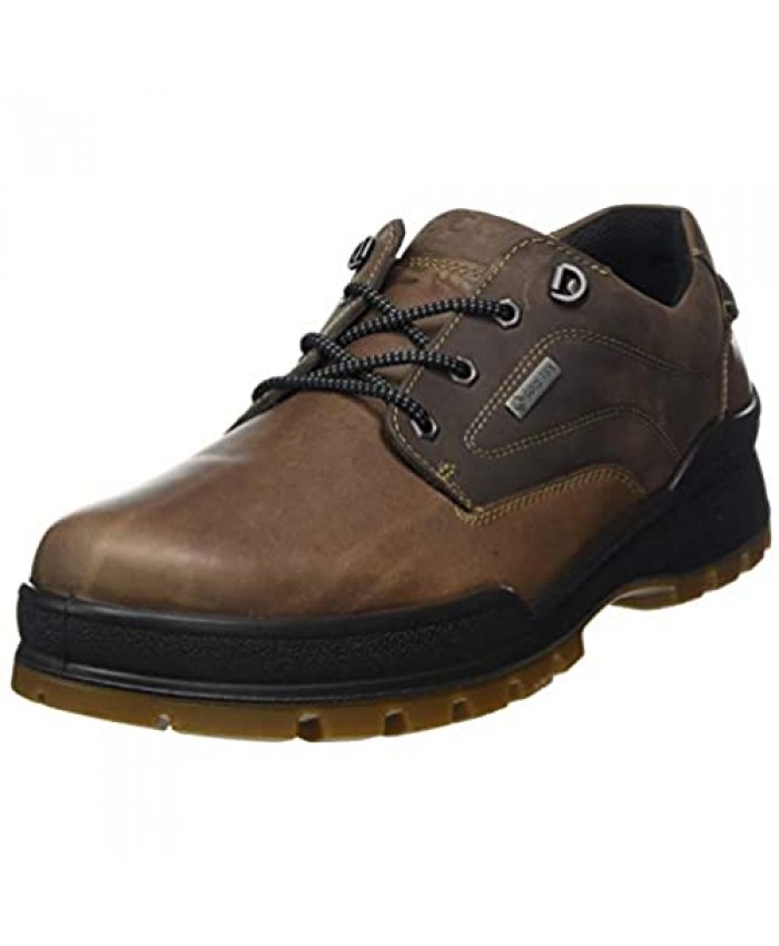 ECCO Men's Track 25 Plain Toe Low Gore-TEX Waterproof Hiking Shoe Dark Clay/Coffee 13-13.5