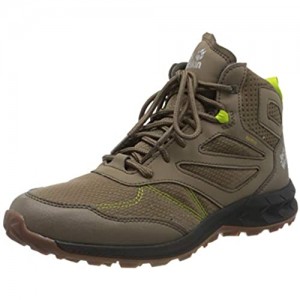 Jack Wolfskin Men's High Rise Hiking Shoes Beige Beige Phantom 5232 US:7