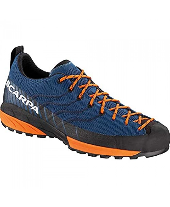 SCARPA Men's Camping Low Rise Hiking Boots Blue Orange Bnn Dynamis Lb US:7.5