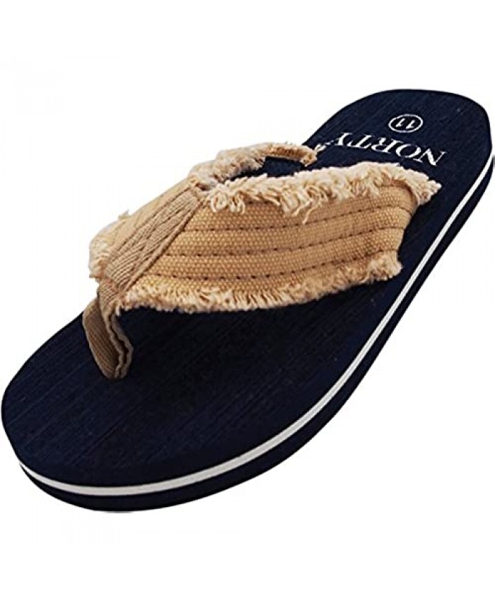 NORTY Boy's Girl's Flip Flop for The Beach Pool Everyday - Runs One Size Small