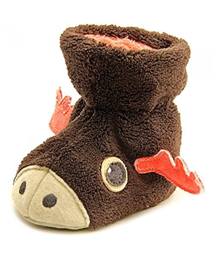 Acorn Toddlers Easy Critter Bootie Slippers Moose S