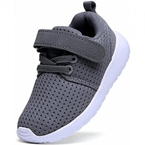 DADAWEN Baby Boys Girls Lightweight Breathable Strap Sneakers Casual Athletic Running Shoes