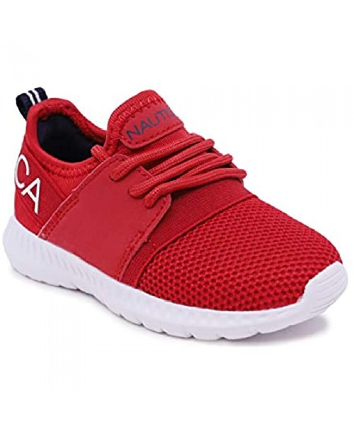 Nautica Kids Boys Lace-Up Fashion Sneaker Breathable Athletic Running Shoe (Toddler/Little Kid)