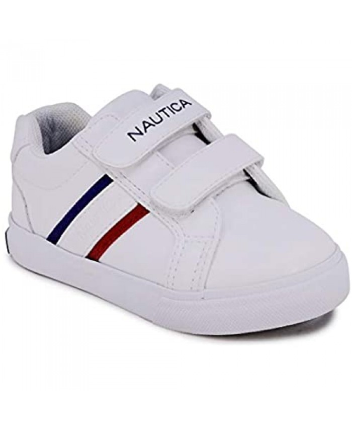 Nautica Kids Sneakers Double Strap Casual Athletic Shoes |Boys - Girls|(Toddler/Little Kid)