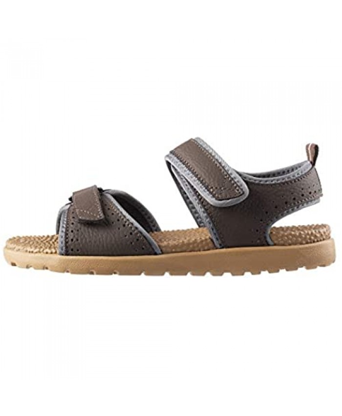 Acorn Women's Everywear Grafton Sandal lightweight with a cushioned footbed plus soft adjustable leather straps