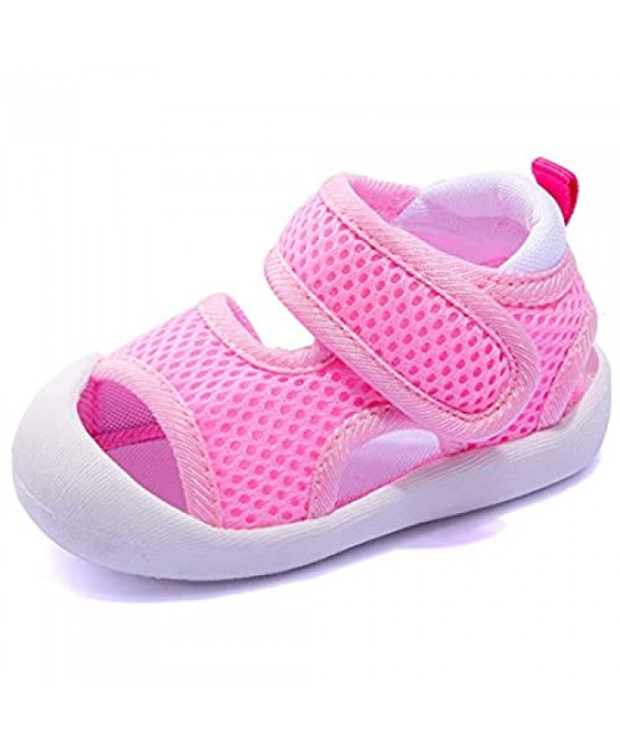 Boys Girls Athletic Sports Sandals Open-Toe Breathable Rubber Sole Beach Water Shoes for Toddler
