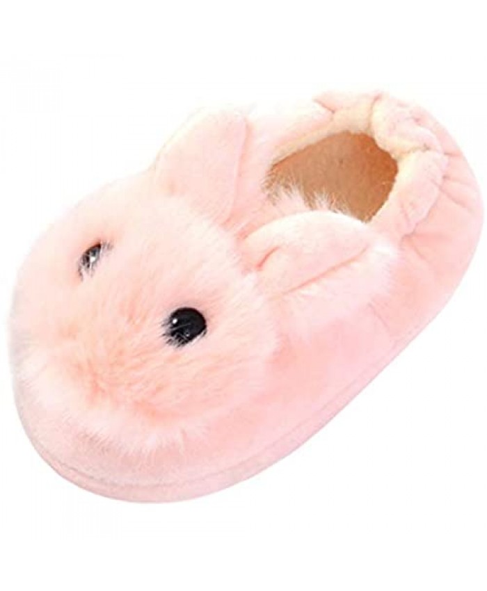 Annnowl Girls Slippers Winter Warm Shoes for Toddlers Little Kids