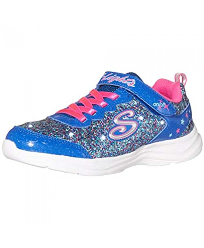 Skechers Unisex-Child Glimmer Kicks-Glitter N' Glow Sneaker