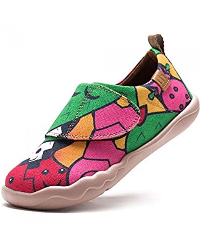 UIN Kids' Fashion Sneaker Colorful Painted Art Funny Walking Casual Travel Shoes