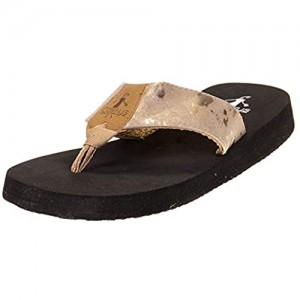 Corkys Footwear Womens Corkys Clover Taupe Flip Flop