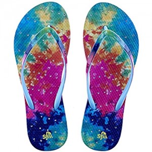 Showaflops Womens' Shower & Water Sandals for Pool Beach Dorm and Gym - Boho Bliss Collection
