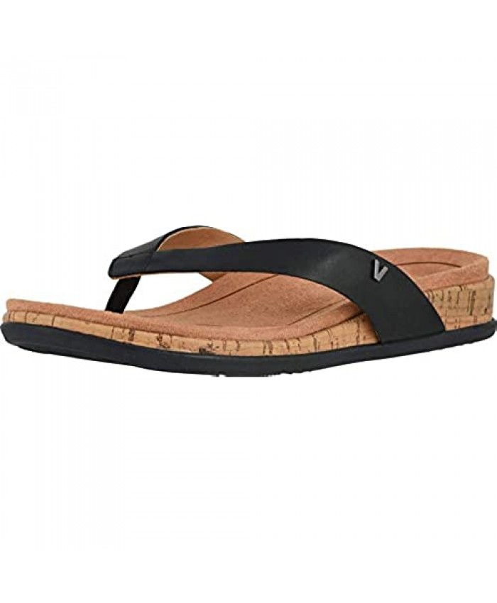 Vionic Women's Daniela Toe-Post Sandal - Ladies Sandals with Concealed Orthotic Arch Support