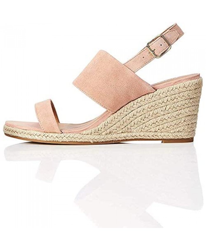 find. Women's Suede Leather Wedge Heel Espadrille Shoes Sandal