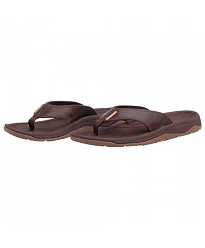 Grundens Men’s Deck-BOSS Captains Leather Sandal | Durable Supportive