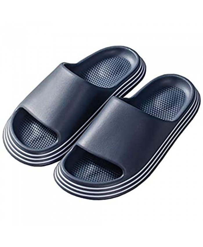 Unisex Pillow Slides Super Soft Home Slippers Non-Slip Thick Sole Quick Dry Shower Slide Sandals